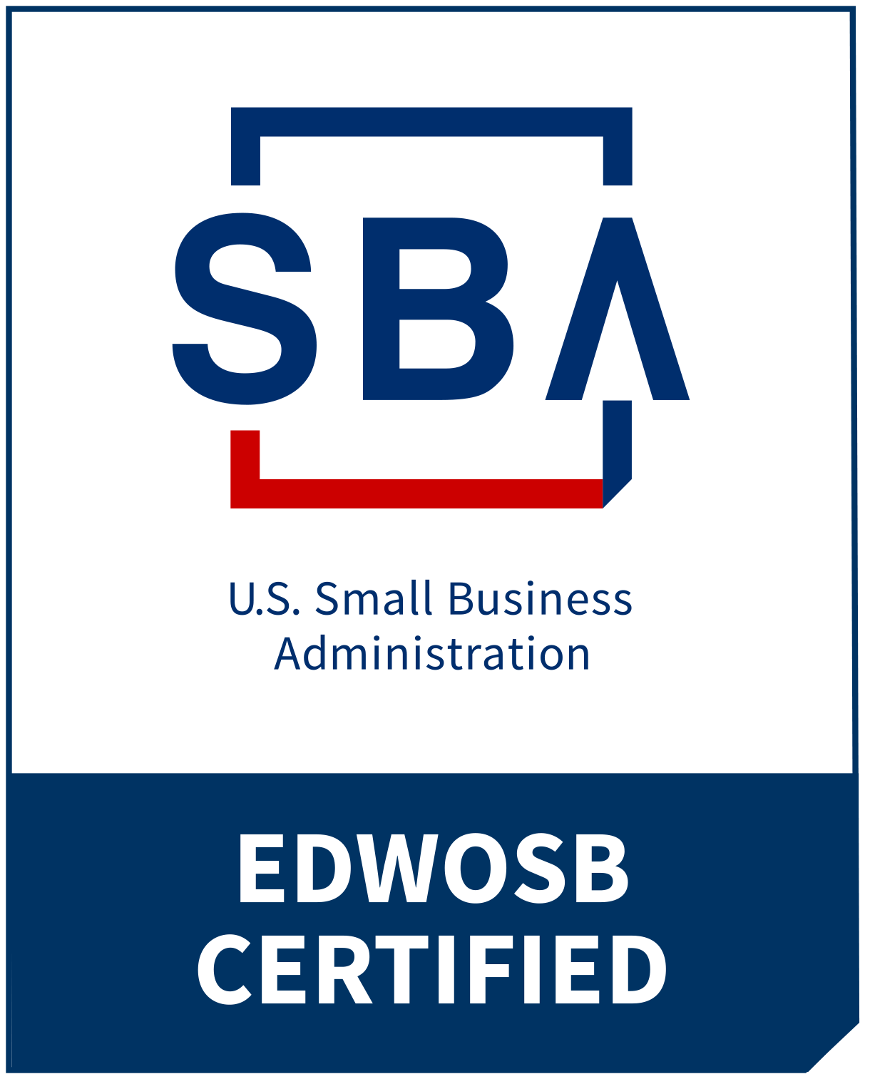 U.S. Small Business Administration EDWOSB Certified