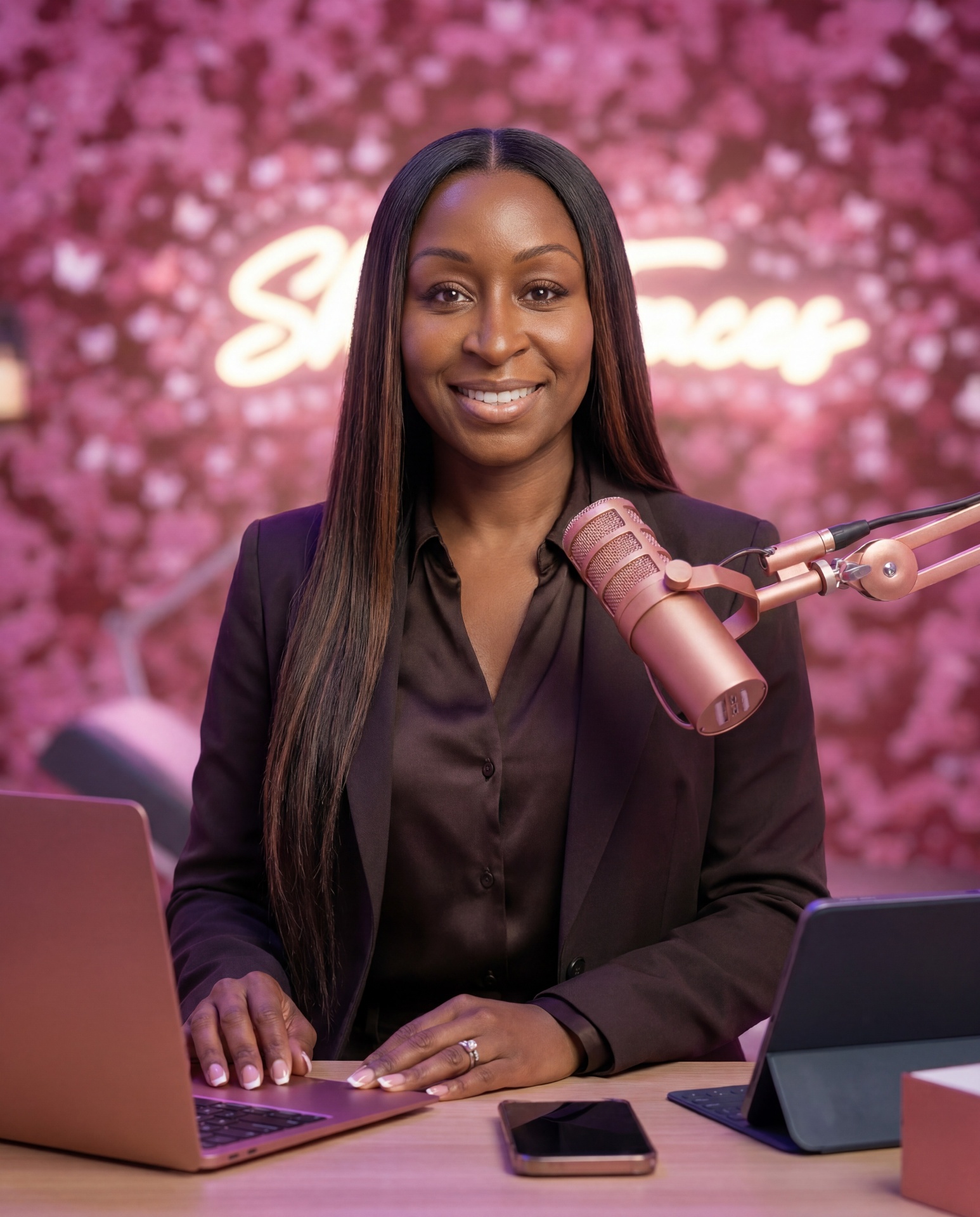 LaShondra at her desk